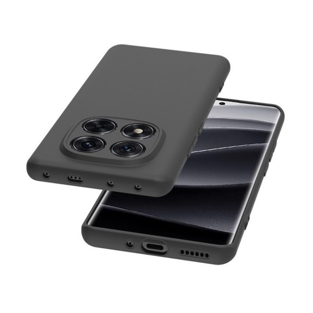 Husa Upzz® Ultra Slim New Compatibila Cu Xiaomi Redmi Note 15 PRO 5G, Silicon Soft Slim Anti Amprente, Protectie La Camera, Negru