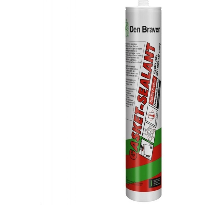 Silicon Hi-Temp, 280ml, Den Braven, rosu