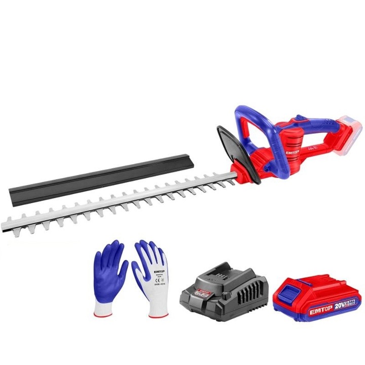 Trimmer electric EMTOP 20V-Li, 2,0AH