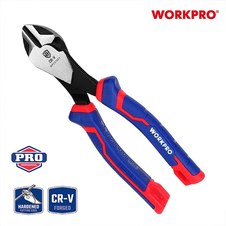 Cleste 180mm WORKPRO, tip BAREOS, set profesional