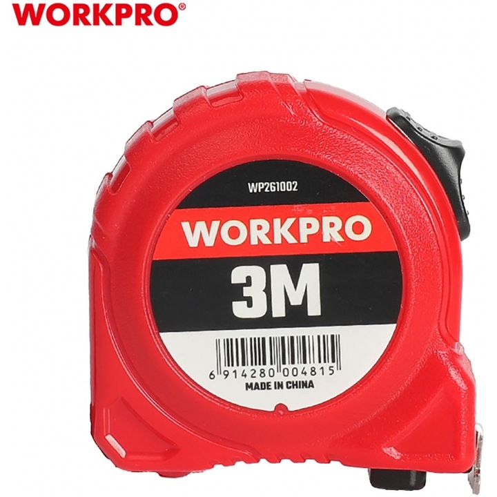 Rola de masurat WORKPRO 3mx16mm, plastico, set