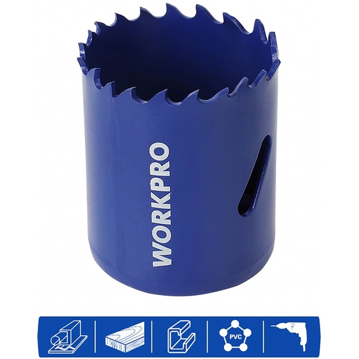 Set burghie bi-metal 29mm WORKPRO WP403020