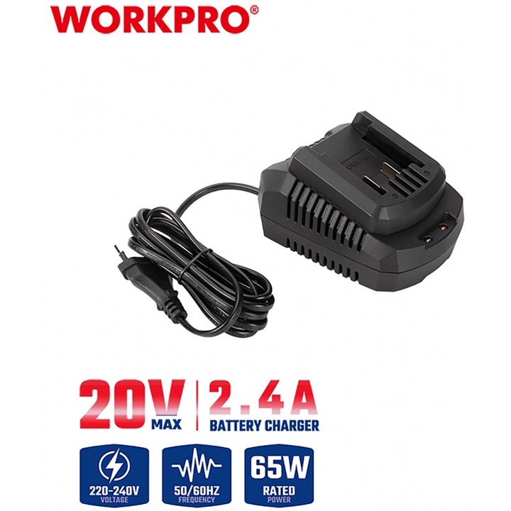 Acumulator 20V-Li 2,4A WORKPRO