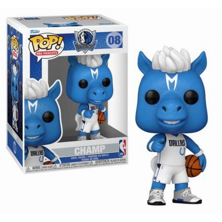 Figurina Funko Pop! NBA Mascots, Dallas Mavericks - Champ #08, vinil