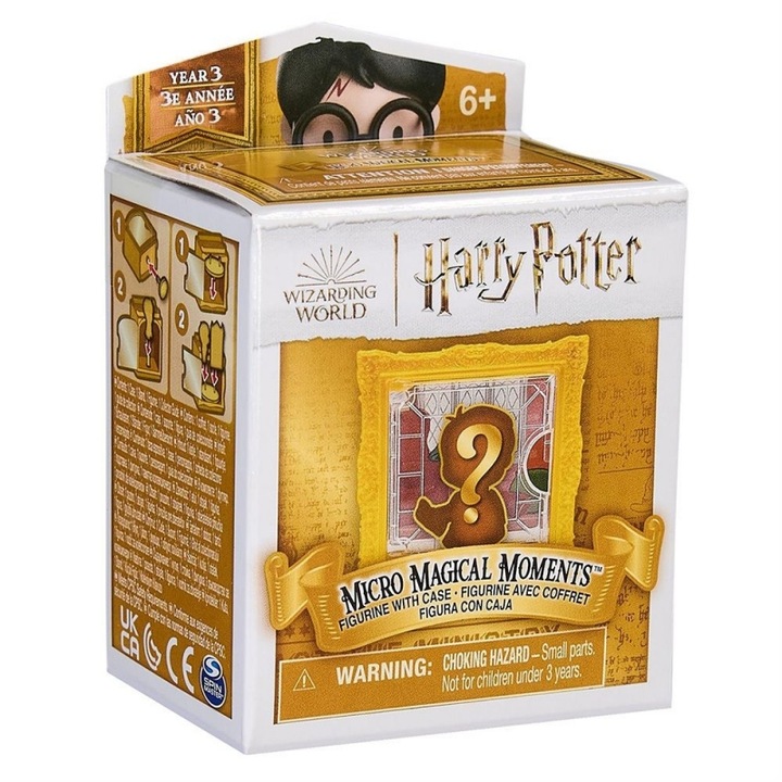 Figurine Spin Master Harry Potter: Micro Magical Moments - Set de figurine miniaturale, diverse modele