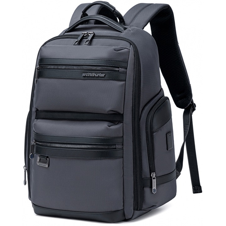 Geanta laptop ARCTIC HUNTER B00682, 15.6", USB, 23.5L, gri