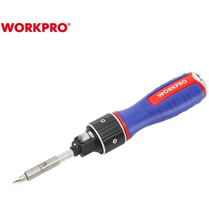 Surubelnita WORKPRO KATSABIDI KASTANIAS 6 SE 1 MAGNETIKO, 6x1cm