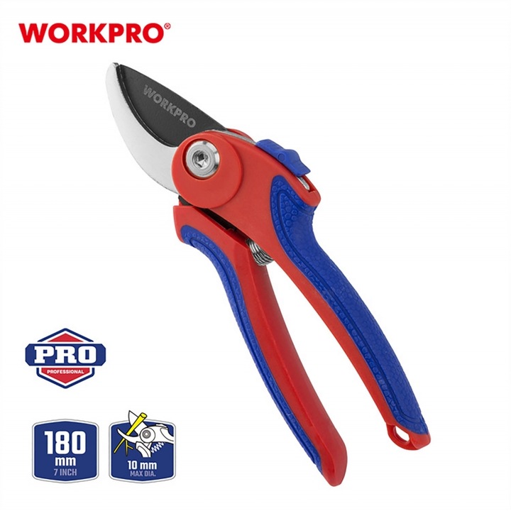 Foarfeci gradinarit WORKPRO PSALIDA KLADOU 180mm, set