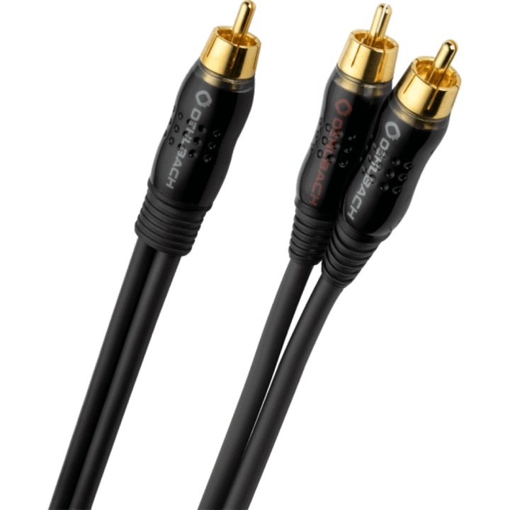 Кабел за субуфер Oehlbach BOOOM Kalodio Y-RCA RCA, 2 x RCA, 3м, черен