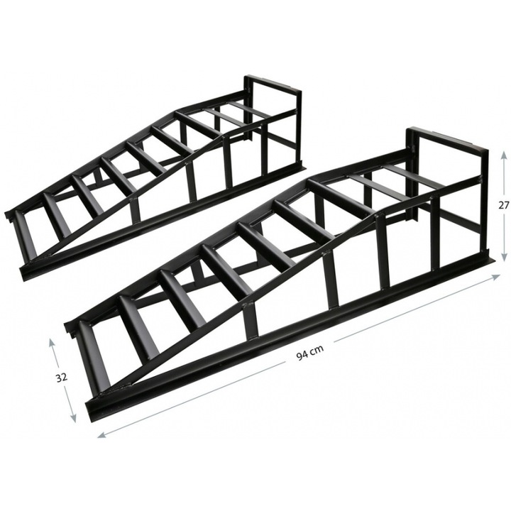 Rampa ridicare XL Lampa, max 200kg, 94x32x27cm, 2 teme