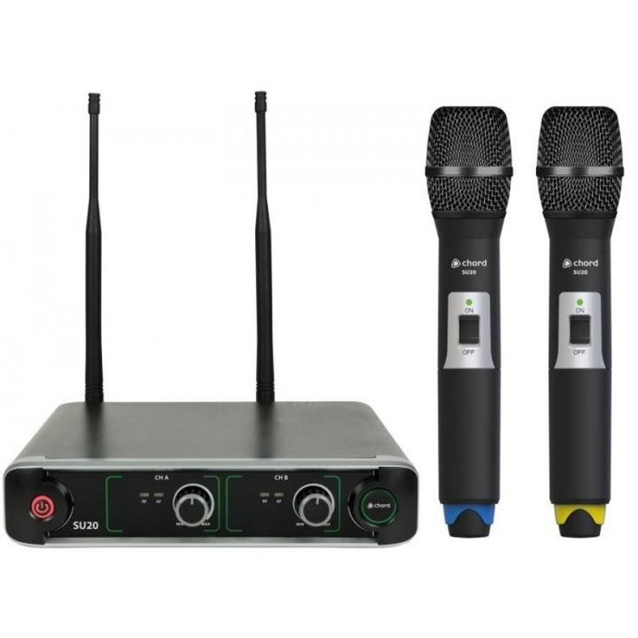 Microfon Chord SU20-H-BY Compact Dual UHF (Set)