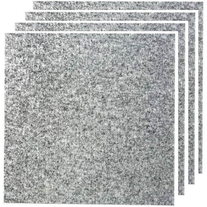 Panou termoizolant Citronic SAT12, 60x60x1,2cm, gri argintiu, set 4 bucati