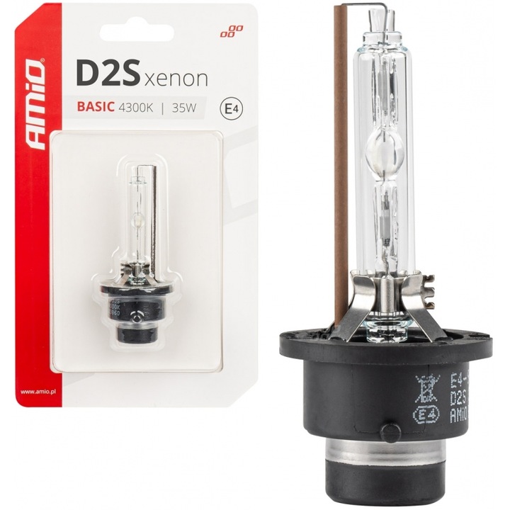Lampa auto Amio Chenon Basic D2S 12V 35W 4.300k, blister card