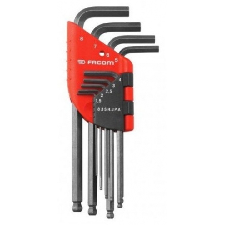 Set chei Allen, Facom, 1.5-8MM, 9T