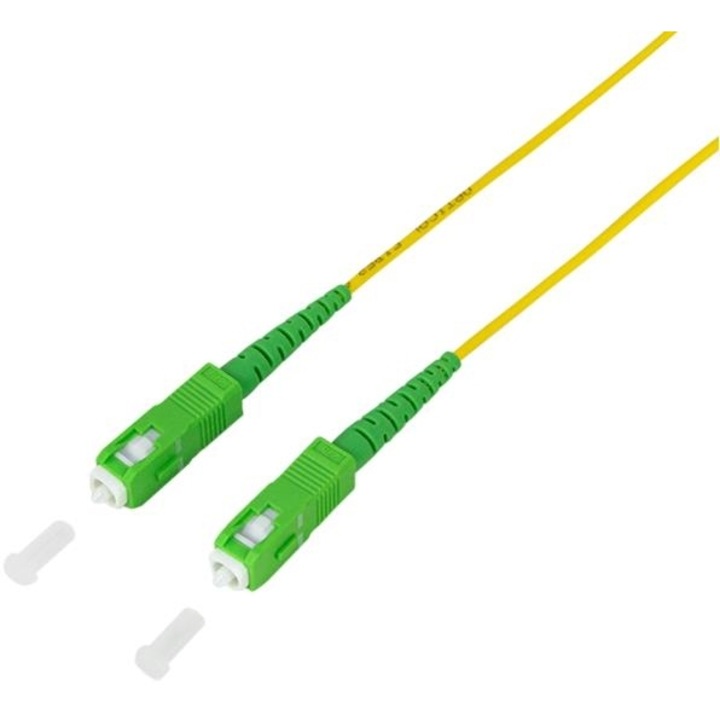 Cablu patch fiber simplex 0.5 m Logilink