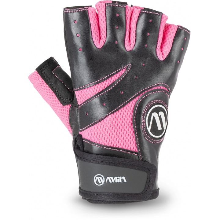 Manusi sport AMILA Amara PU roz/maro, marimea M