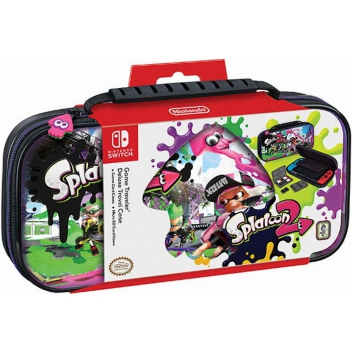 Caz de calatorie Ardistel pentru Nintendo Switch, Switch OLED & Switch Lite, set SPLATOON2