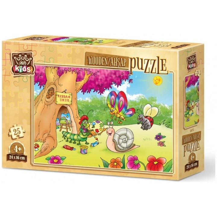Puzzle Heidi 5873, 25 piese, XL, lemn, multicolor