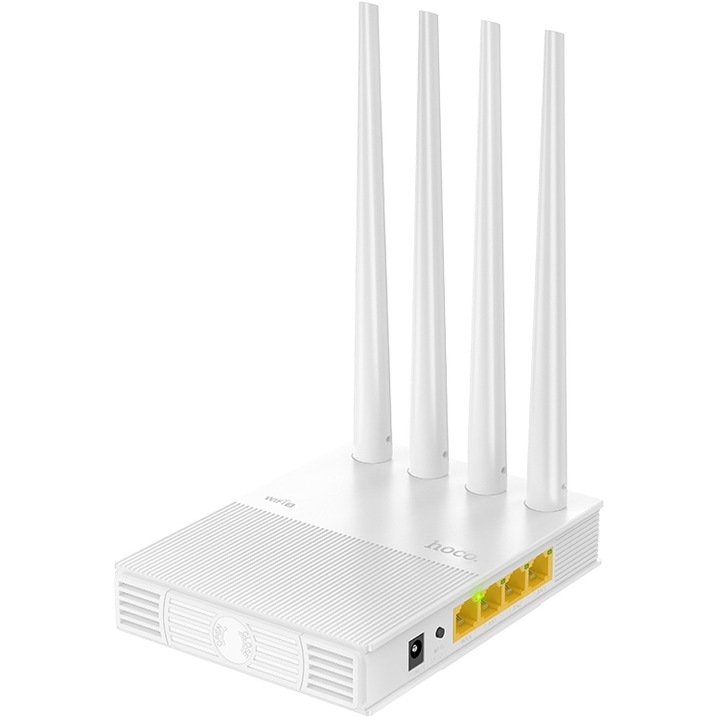 Router Wireless Hoco HI31, Wifi5 867Mbps, 5G, 2.4GHz, 4 x 5dBi, Leuko