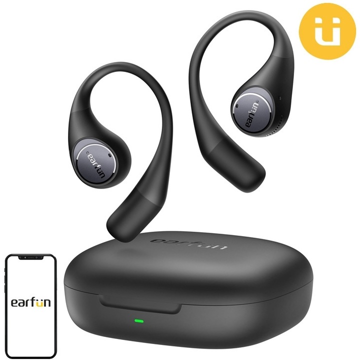 Casti cu fir Yealink UH46 Mono Teams, microfon, USB-C/A, negru