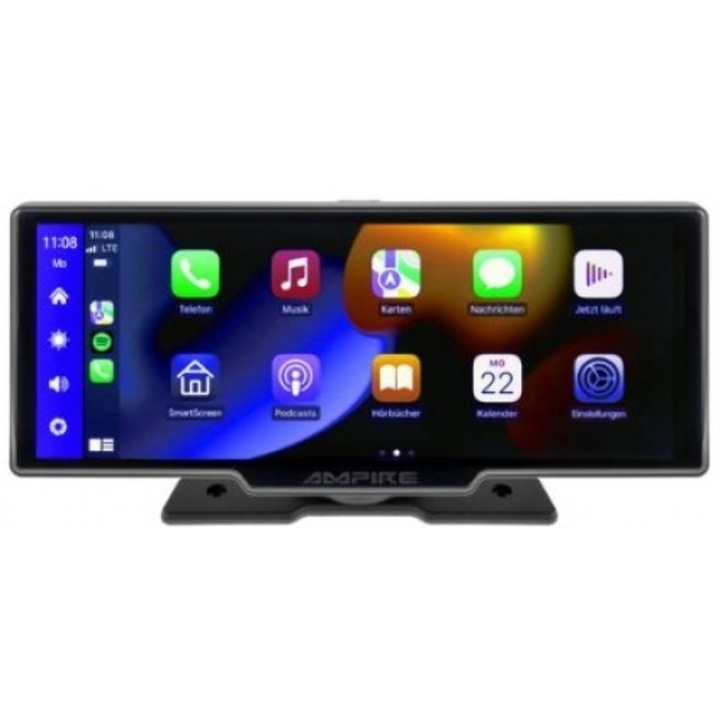 Monitor smartphone Ampire CPM103 25.4cm (10'') cu AHD Dashcam si RVC input