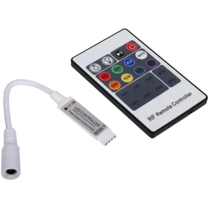 Telecomanda banda LED Atc Mini RF RGB 5V-24V 12A