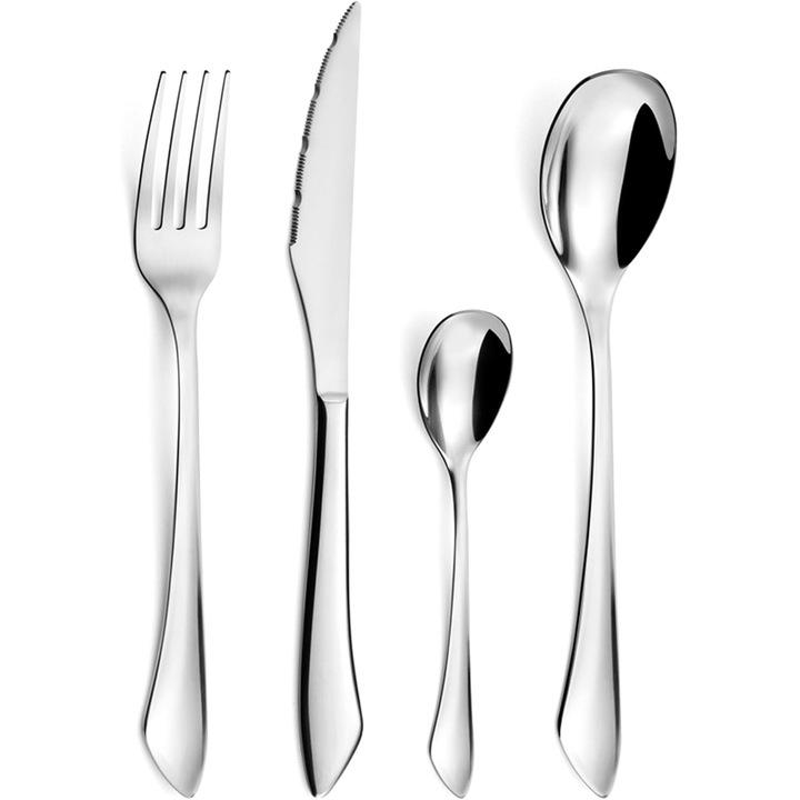 Set Tacamuri Amefa INSTINCT pentru 6 Persoane, 24 Piese, Inox 18/0 Lustruit