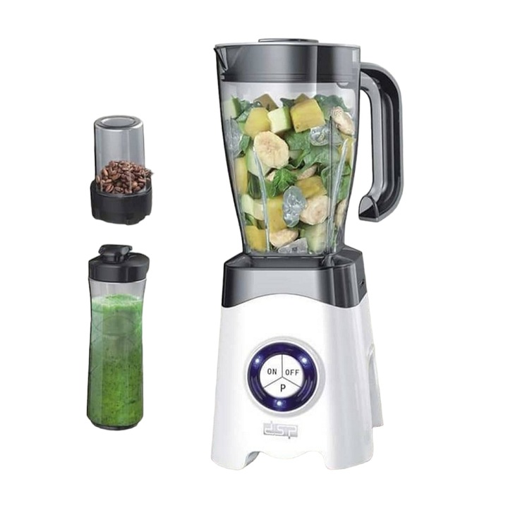 Blender de Imersiune 1000W, 4 in 1, Corp din Otel Inoxidabil, Compact