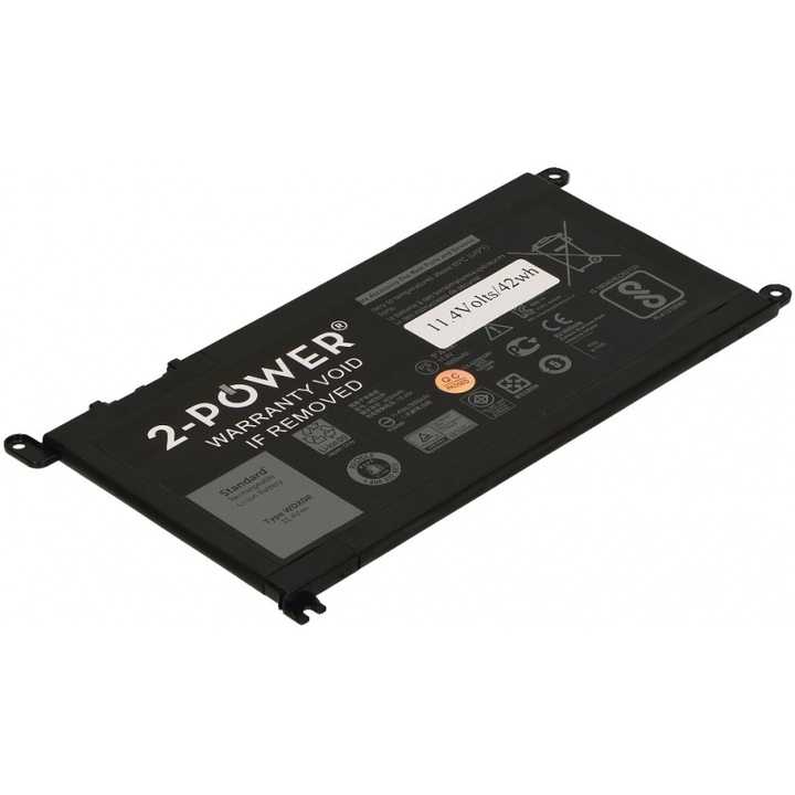 Baterie laptop 2-Power CBP3593A, negru, pentru Dell