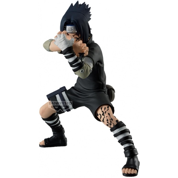 Figurina Banpresto Vibration Stars: Naruto - Uchiha Sasuke, 12cm