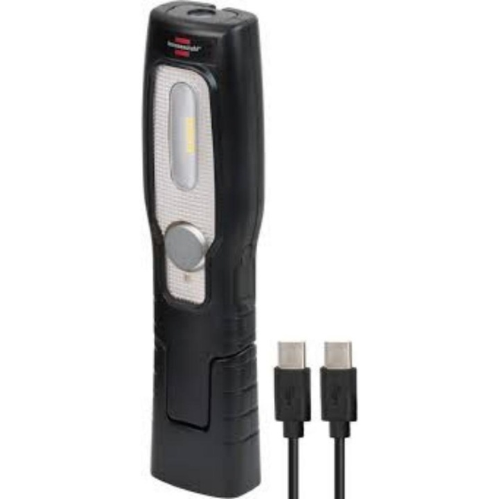 Lanterna, Brennenstuhl, HL 201 A LED 250lm, 70lm, cu carlig si magnet
