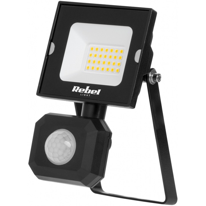 Proiector LED 20W, Rebel, IP44, pentru miscare si lumina