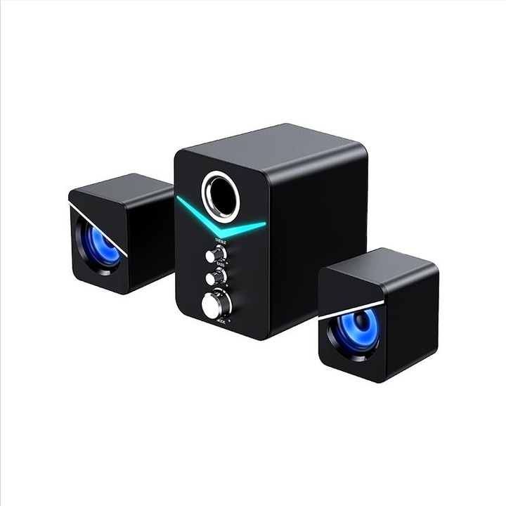 Boxe PC HAVIT ECHEIA SF123BT 2.1 ME LED, Bluetooth