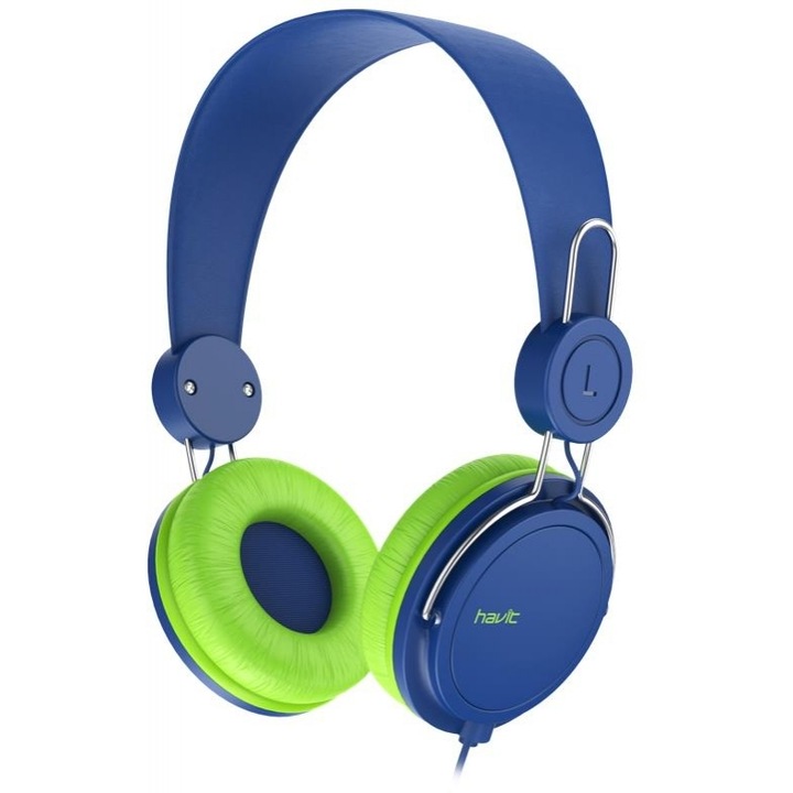 Casti audio pentru telefone, Ancus, Stereo 3.5 mm pentru Apple/Samsung/HTC/Sony, Negru