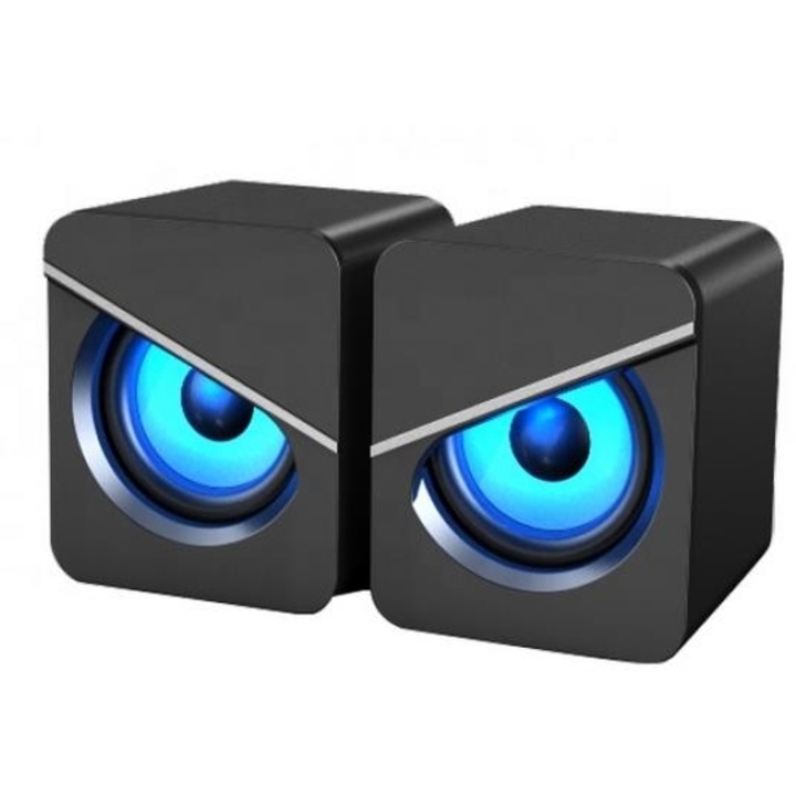 Boxe PC HAVIT SK717 ECHEIA 2.0, USB 2.0, cu LED