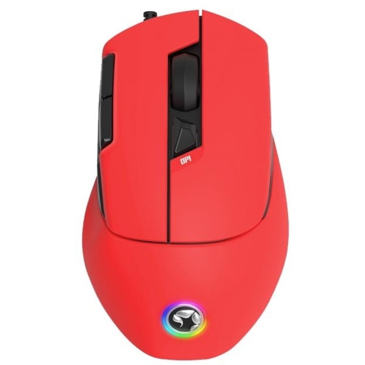 Mouse MARVO M428, 4800DPI, 7 programe, rosu