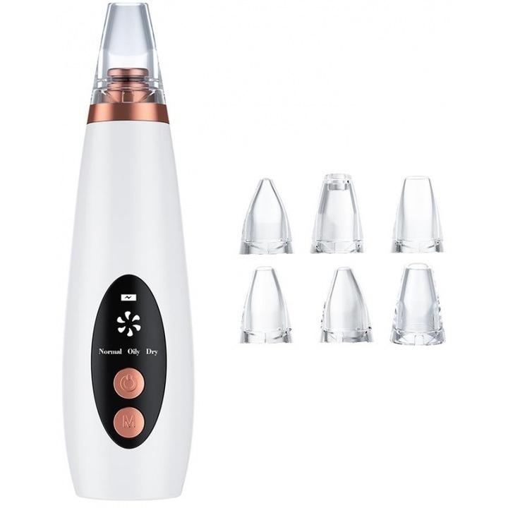 Aparat de ingrijire corporala, Hyundai, 350mAh, pentru puncte negre, alb