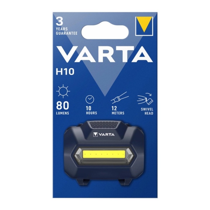 Lanterna VARTA Phakos Kephales H10, 15672101111