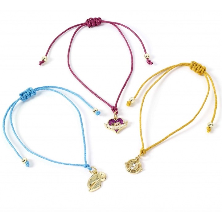 Set bratari prietenie Harry Potter - Golden Snitch, Carat Shop, multicolor