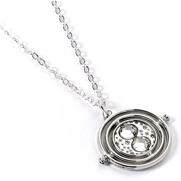 Colier cu ceas de nisip Harry Potter, Carat Shop, argintiu