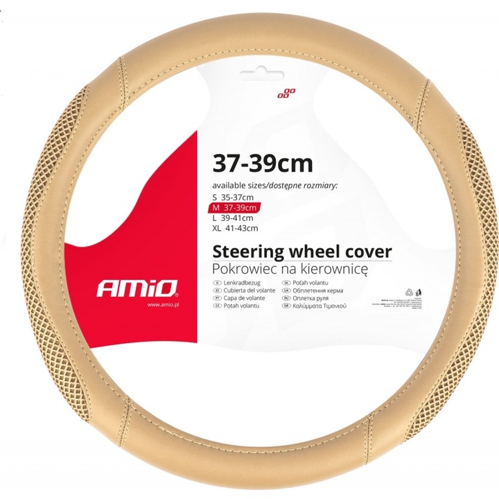 Husa auto Amio SWC-61 (M) 37>39cm, multicolor