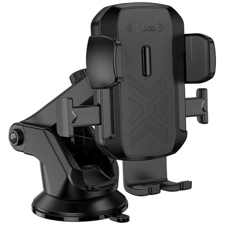 Suport telefon Hoco H65, pentru dispozitive 4.5"-7", brat extensibil, negru