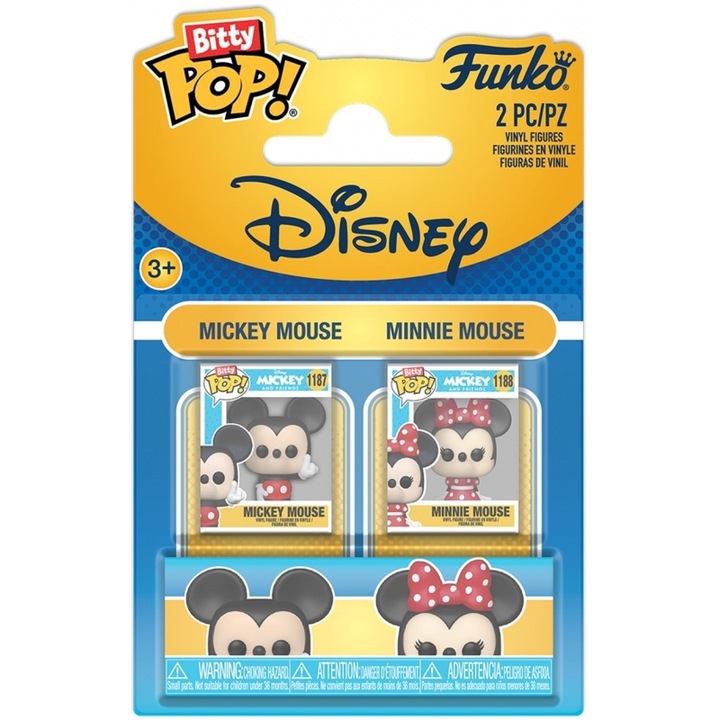 Figurine set Funko Bitty Pop! Disney - Mickey & Minnie