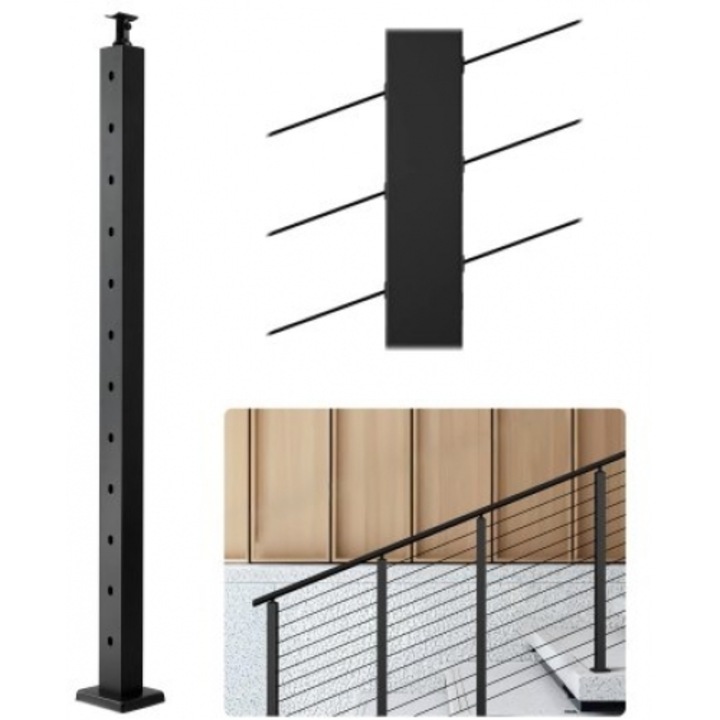 Stalp balustrada VEVOR 42x1x2 In, 106,7x2,5x5,1 cm