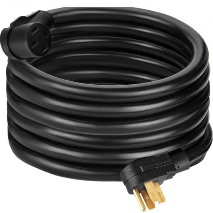 Prelungitor VEVOR 50FT (15,24 m) 8AWG/4C, pentru trotuar, autokinoumeno