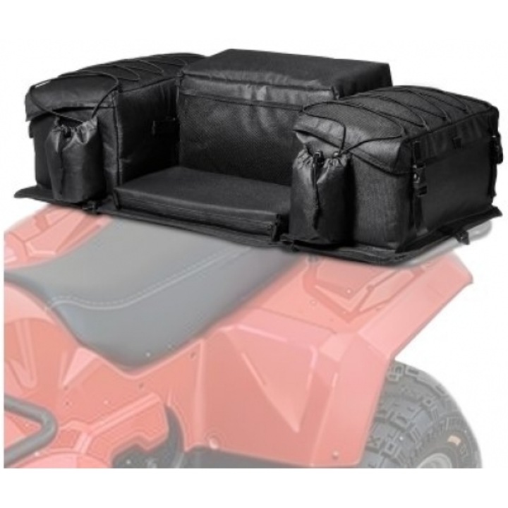 Geanta ATV VEVOR 50L 600D Oxford, rezistenta la apa, culoare neagra