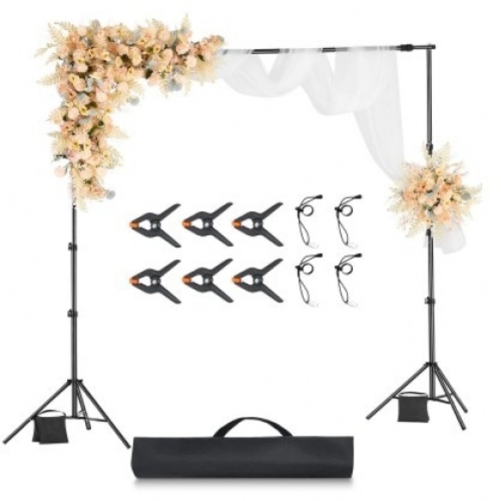 Set baze foto VEVOR cu 2 trepiede pentru petrecere si studio foto