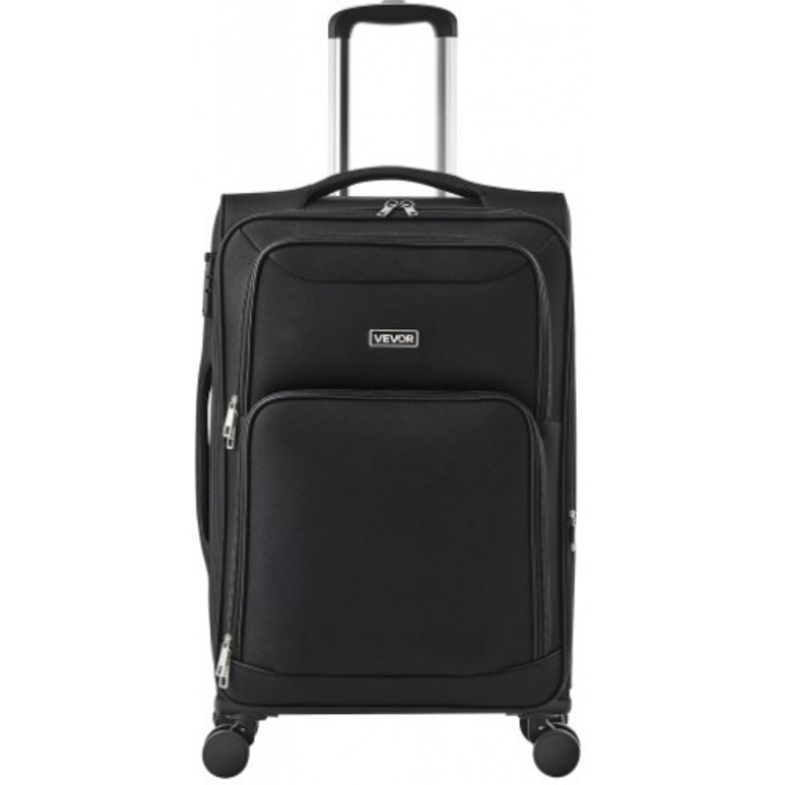 Troler VEVOR 61cm, Spinner, culoare maro