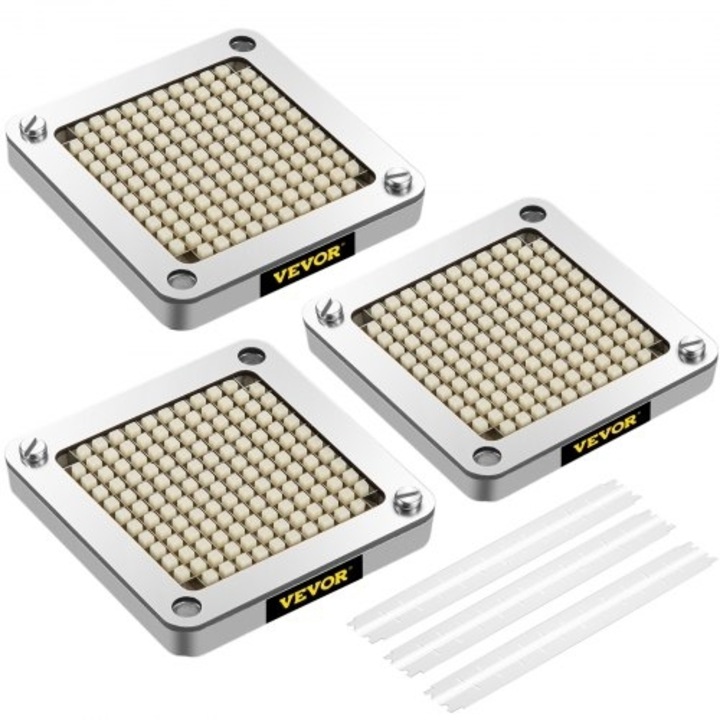 Lame de schimb pentru taietor de cartofi, VEVOR, set 3 piese, 1/4-inch (0,6 cm)
