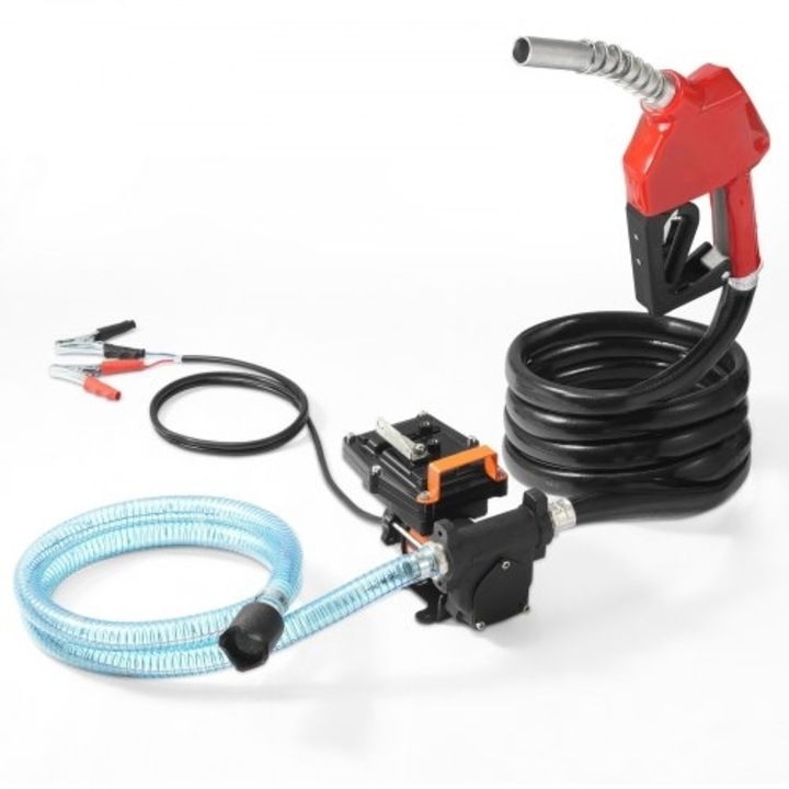 Pompa de Transfer Combustibil, VEVOR 12V 15 GPM 1/4 HP